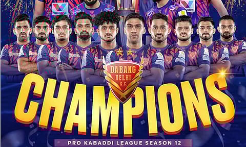 புரோ கபடி லீக்: புனேவை வீழ்த்தி 2வது முறையாக சாம்பியன் பட்டம் வென்றது தபாங் டெல்லி