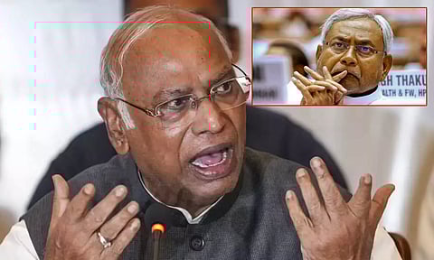 மகனின் திருமணம் போல் பீகார் தேர்தலில் பிசியாக இருக்கிறார் பிரதமர் மோடி: கார்கே