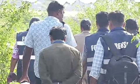 கோவை பாலியல் வன்கொடுமை- 3 பேரை சுட்டுப்பிடித்த இடத்தில் தடயவியல் நிபுணர் குழு சோதனை