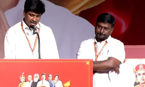 விஜய் பங்கேற்கும் கூட்டத்திற்கு அனுமதி வழங்கி பாதுகாப்பு தருமாறு அரசை வலியுறுத்தி த.வெ.க. பொதுக்குழுவில் தீர்மானம்