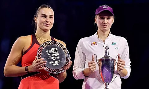 டபிள்யூ.டி.ஏ.டென்னிஸ்: ரைபகினா சாம்பியன்- சபலென்கா அதிர்ச்சி தோல்வி