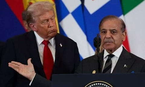 டிரம்பின் துணிச்சலான தலைமையால் இந்தியா- பாகிஸ்தான் போர் நிறுத்தம் ஏற்பட்டது - பாகிஸ்தான் பிரதமர் புகழாரம்