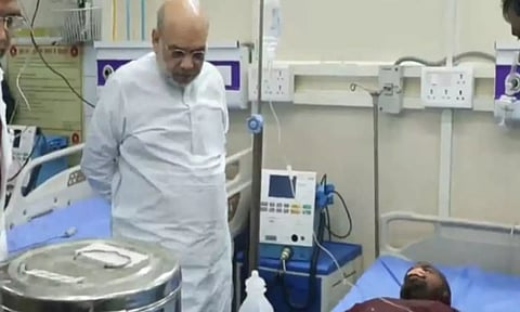 டெல்லி கார் வெடிப்பில் காயமடைந்தோரை நேரில் சென்று சந்தித்த அமித் ஷா