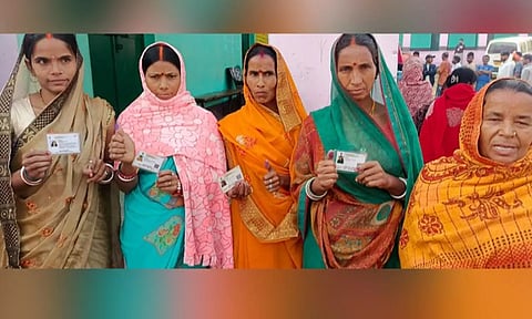 பீகாரில் 2ம் கட்ட வாக்குப்பதிவு: பகல் 1 மணி வரை 47.62 சதவீத வாக்குப்பதிவு