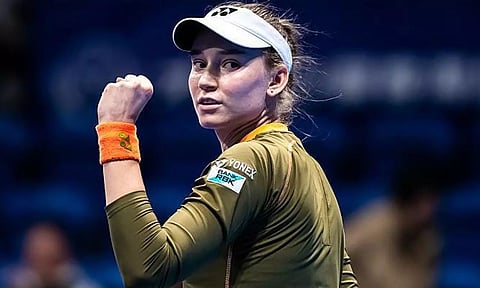 மகளிர் டென்னிஸ் தரவரிசை: டாப் 5 பட்டியலில் இடம்பிடித்த ரிபாகினா