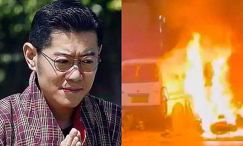 டெல்லி கார் வெடிப்பு-  பூடான் மன்னர் இரங்கல்