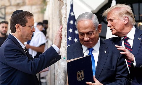 ஊழல் வழக்கில் நேதன்யாகுவுக்கு மன்னிப்பு வழங்க வேண்டும் - இஸ்ரேல் ஜனாதிபதிக்கு டிரம்ப் கடிதம்