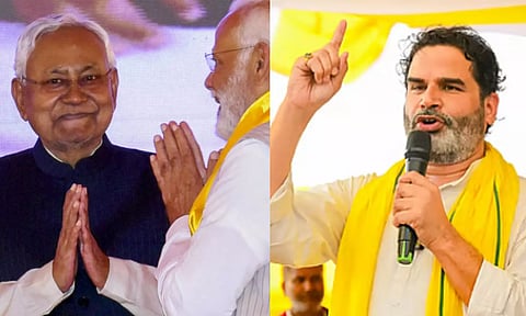 நிதிஷ் குமார் கட்சி 25 இடங்களுக்கு மேல் வென்றால் நான் அரசியலை விட்டு விலகுகிறேன் - பிரசாந்த் கிஷோர் சபதம்