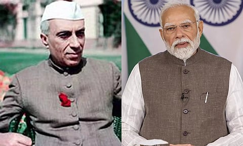 ஜவகர்லால் நேரு பிறந்தநாள் - பிரதமர் மோடி அஞ்சலி