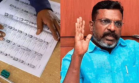 SIR: பாஜகவின் வாக்குத் திருட்டை தடுப்பதற்கு மக்கள் எச்சரிக்கையோடு இருக்க வேண்டும் - திருமாவளவன்