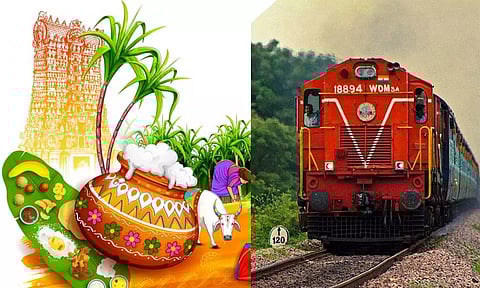 பொங்கல் பண்டிகை நாளுக்கான ரெயில் டிக்கெட் முன்பதிவு இன்று தொடங்கியது