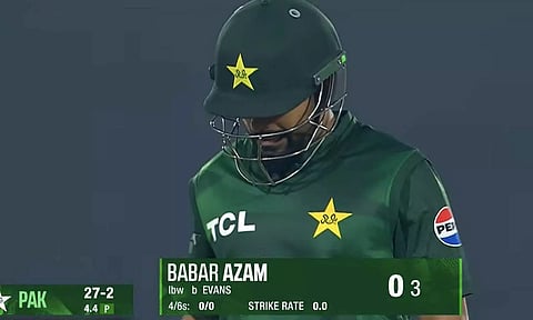 டி20-யில் அதிகமுறை டக்: அப்ரிடியை முந்தினார் பாபர் அசாம்