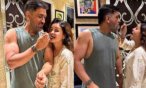 எம்.எஸ். தோனி மனைவி சாக்ஷியின் Birthday க்ளிக்ஸ்!