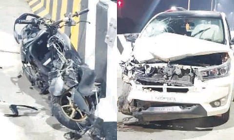 ராணிப்பேட்டை அருகே பைக் - கார் மோதி விபத்து: 3 பேர் உயிரிழப்பு