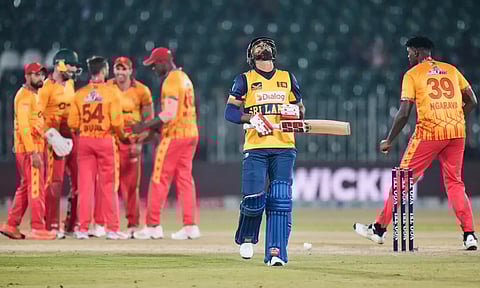 முத்தரப்பு டி20 தொடர்: இலங்கையை சுருட்டி வீசியது ஜிம்பாப்வே