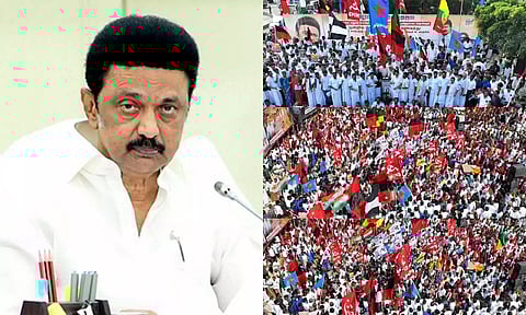 மாமதுரையின் வருங்கால வளர்ச்சிக்கு எதிராகப் போடப்படும் தடைக்கற்களைத் தகர்த்தெறிவோம்! - மு.க.ஸ்டாலின்