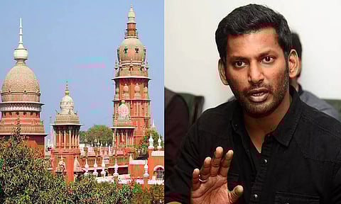 'திவாலானவர்' என அறிவிக்க தயாரா? - விஷாலுக்கு உயர் நீதிமன்றம் கேள்வி!