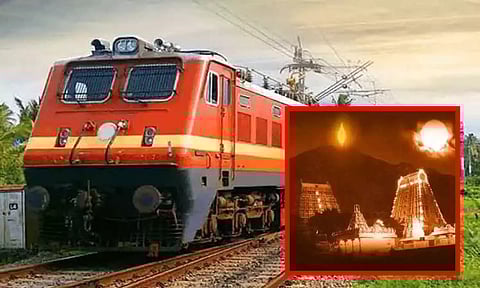 கார்த்திகை தீபத்தை ஒட்டி திருவண்ணாமலைக்கு சிறப்பு ரெயில்கள் அறிவிப்பு