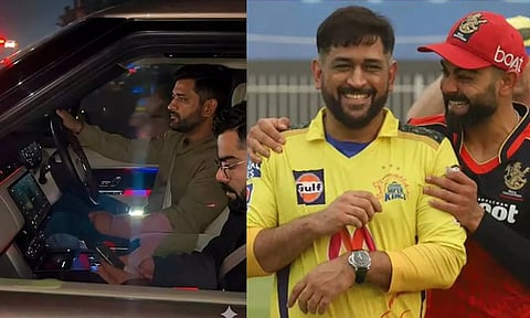 3 இந்திய வீரர்களுக்கு விருந்து வைத்த எம்எஸ் தோனி- வைரல் வீடியோ