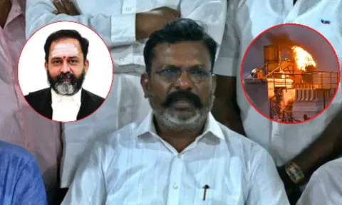 'ஜி.ஆர்.சுவாமிநாதன் தானே முன்வந்து பதவி விலகவேண்டும்' - திருமாவளவன்!