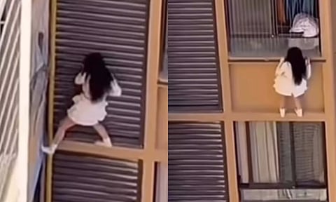 சட்டென வீடு திரும்பிய மனைவி... தப்பிக்க 10-வது மாடி பால்கனியில் இருந்து தொங்கிய கள்ளக்காதலி