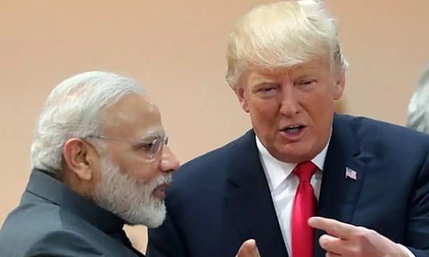அதிபர் டிரம்ப் உடன் பிரதமர் மோடி டெலிபோனில் பேச்சு