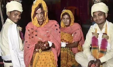 ரெயிலில் பிச்சை எடுத்த இளம்பெண்ணுக்கு ஆதரவு அளித்து திருமணம் செய்த பீகார் இளைஞர்