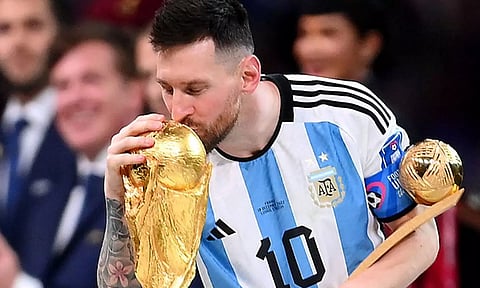 இந்தியா வந்தடைந்தார் கால்பந்து ஜாம்பவான் மெஸ்ஸி: உற்சாகத்தில் ரசிகர்கள்