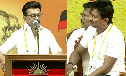 கொள்கை எதிரிகள் புலம்பும் அளவிற்கு இறங்கி அடிக்கிறார் உதயநிதி- முதலமைச்சர் மு.க.ஸ்டாலின்