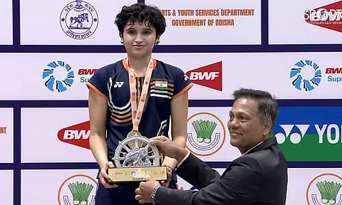 ஒடிசா மாஸ்டர்ஸ் பேட்மிண்டன்: சாம்பியன் பட்டம் வென்றார் உன்னதி ஹூடா