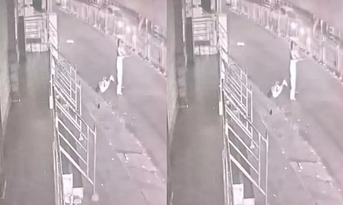 மாரடைப்பு.. சாலையில் துடிதுடித்த கணவர் - கைகூப்பி கெஞ்சிய மனைவி -  மரித்த மனிதநேயம் -  வீடியோ