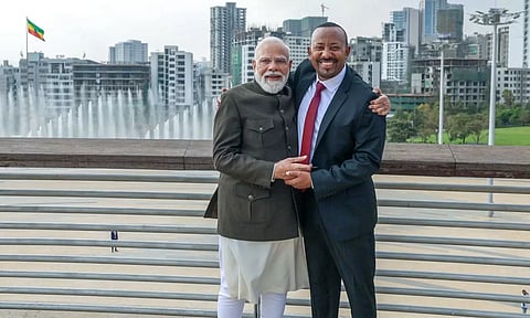 இனிதே முடிந்த ஜோர்டான் பயணம்.. எத்தியோப்பியாவில் தரையிறங்கிய மோடி