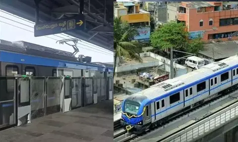 போரூர் - பூந்தமல்லி வழித்தட மெட்ரோ ரெயில் நிலையங்களில் பாதுகாப்பு தடுப்புக் கதவுகள்