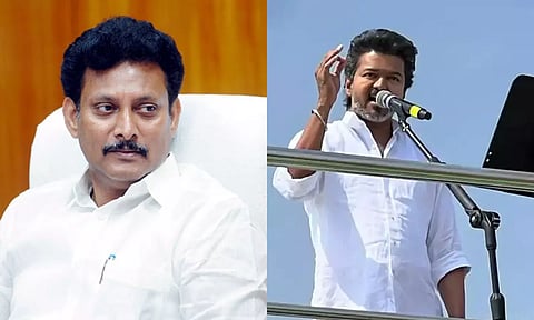 த.வெ.க. தலைவர் 'அப்டேட்' இல்லாமல் இருக்கிறார் - அமைச்சர் அன்பில் மகேஷ்