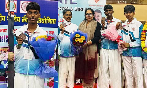 கராத்தே சாம்பியன்ஷிப் போட்டியில் பதக்கம் வென்ற தமிழக வீரர்