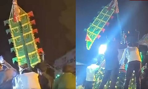 திருப்பரங்குன்றம் சிக்கந்தர் தர்காவில் சந்தனக்கூடு திருவிழாவையொட்டி கொடியேற்றம்