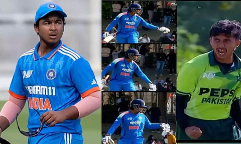 VIDEO: விக்கெட்டான விரக்தியில் பாகிஸ்தான் வீரரை பார்த்து வைபவ் சூர்யவன்ஷி செய்த செயல் வைரல்