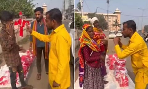 VIDEO: கிறிஸ்தவப்  பொருட்களை விற்பனை செய்ய கூடாது என மிரட்டிய மதவாத கும்பல்