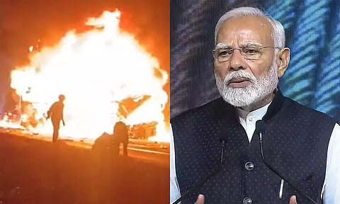 கர்நாடகா பேருந்து விபத்து - பிரதமர் மோடி நிவாரணம் அறிவிப்பு