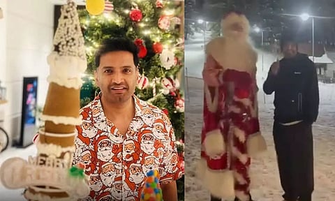 Santa Claus உடன் சாண்டா... கிறிஸ்துமஸ் வாழ்த்து தெரிவித்த சந்தானம் - வைரல் வீடியோ