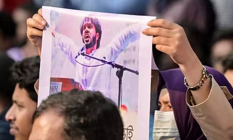 உஸ்மான் ஹாதி கொலையாளிகள் இந்தியாவுக்கு தப்பி வந்ததாக கூறும் வங்கதேச காவல்துறை.. இந்தியா மறுப்பு