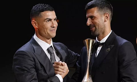 ஜோகோவிச்சுக்கு சிறப்பு விருதை வழங்கினார் ரொனால்டோ