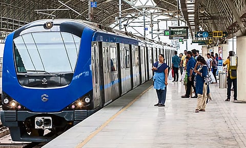சென்னை சென்ட்ரல் மெட்ரோ - விமான நிலையம் இடையே ரெயில் சேவை சீரானது