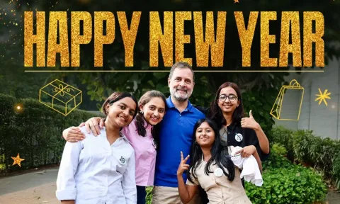 புத்தாண்டு அனைவருக்கும் மகிழ்ச்சியையும் வெற்றியையும் தரட்டும்.. ராகுல் காந்தி வாழ்த்து