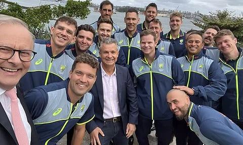 கிரிக்கெட் வீரர்களுக்கு புத்தாண்டு விருந்தளித்த ஆஸ்திரேலிய பிரதமர்