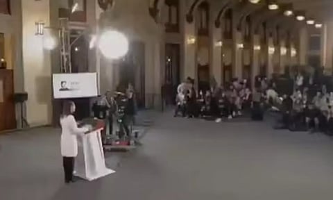 மெக்சிகோவில் 6.5 ரிக்டரில் நிலநடுக்கம்: தடைபட்ட அதிபரின் செய்தியாளர் சந்திப்பு