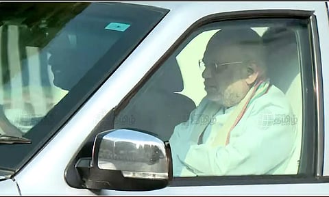 இரண்டு நாள் பயணமாக தமிழ்நாடு வந்தடைந்தார் மத்திய அமைச்சர் அமித் ஷா