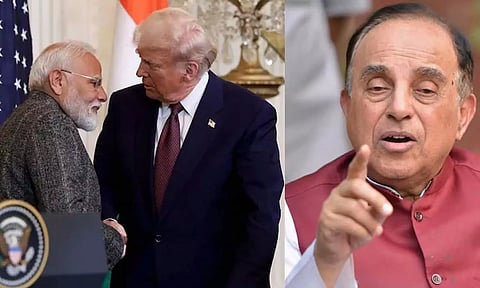 டிரம்ப்பின் ஆதரவாளரான மோடியால் பாஜகவிற்கு ஆபத்து - பகீர் கிளப்பிய சுப்ரமணிய சுவாமி