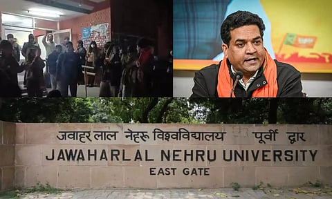 JNU-வில் மோடிக்கு எதிராக கோஷம்: பாம்புகள் நசுக்கப்படுகின்றன- குட்டிகள் அலறுகின்றன- டெல்லி அமைச்சர் சாடல்