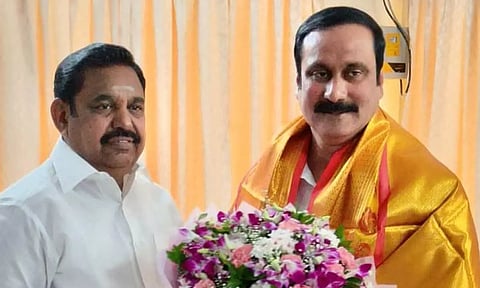 சட்டசபை தேர்தல் 2026: அ.தி.மு.க. - பா.ம.க. இடையே கூட்டணி ஒப்பந்தம் கையெழுத்து